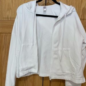 90 Degree Cropped Zip-up sweatshirt